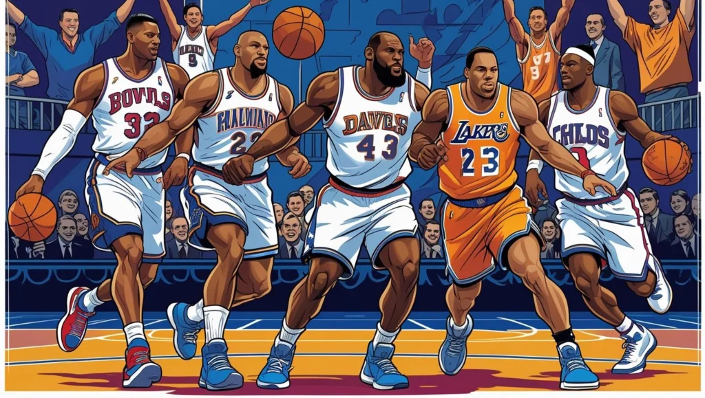 Screenshot of Basketball Legends, a 2-player basketball game Also Create the game page and change the links bellow