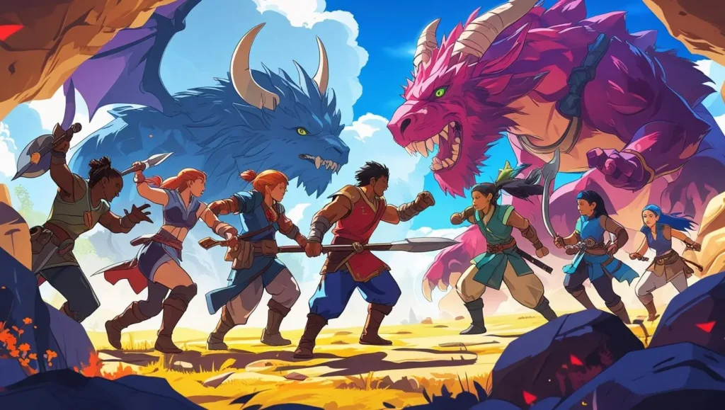 Gameplay screenshot from AdventureQuest Worlds, a free browser MMORPG