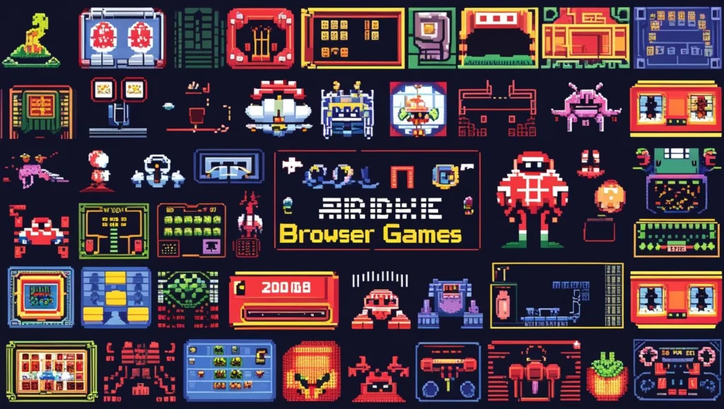 Low-end PC friendly classic arcade browser games