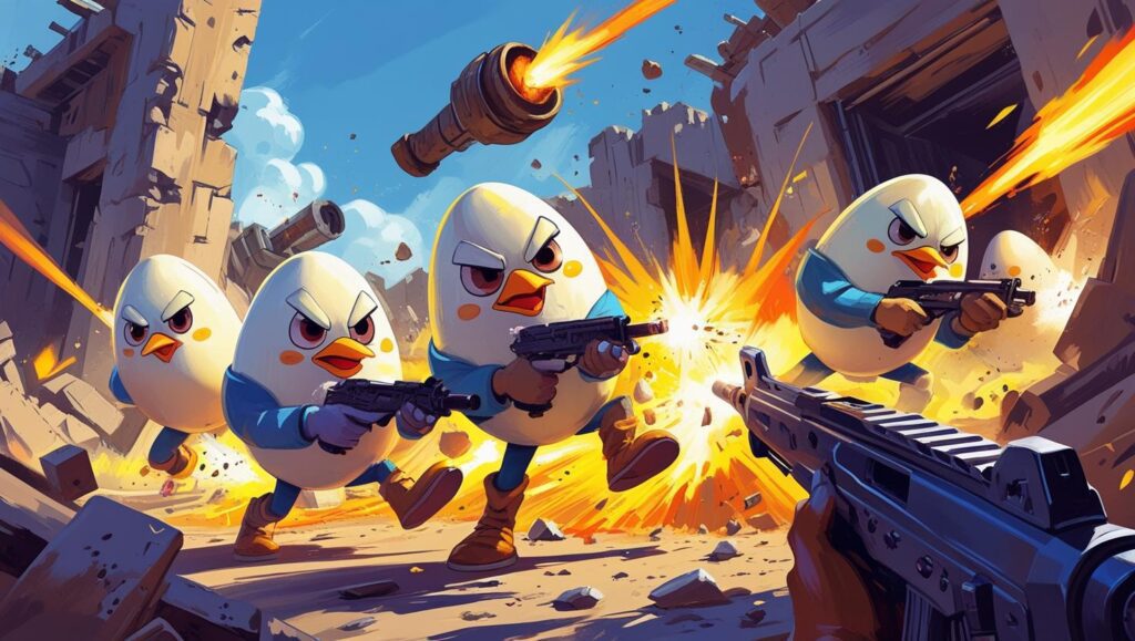 5. Shell Shockers: Egg-cellent FPS with Friends