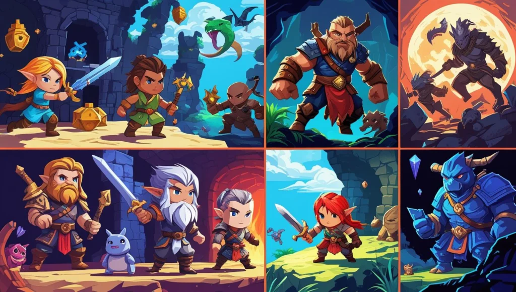 Top action RPG browser games and dungeon crawlers