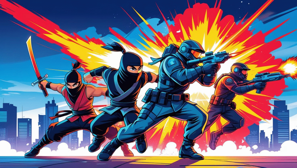 Action games free online games