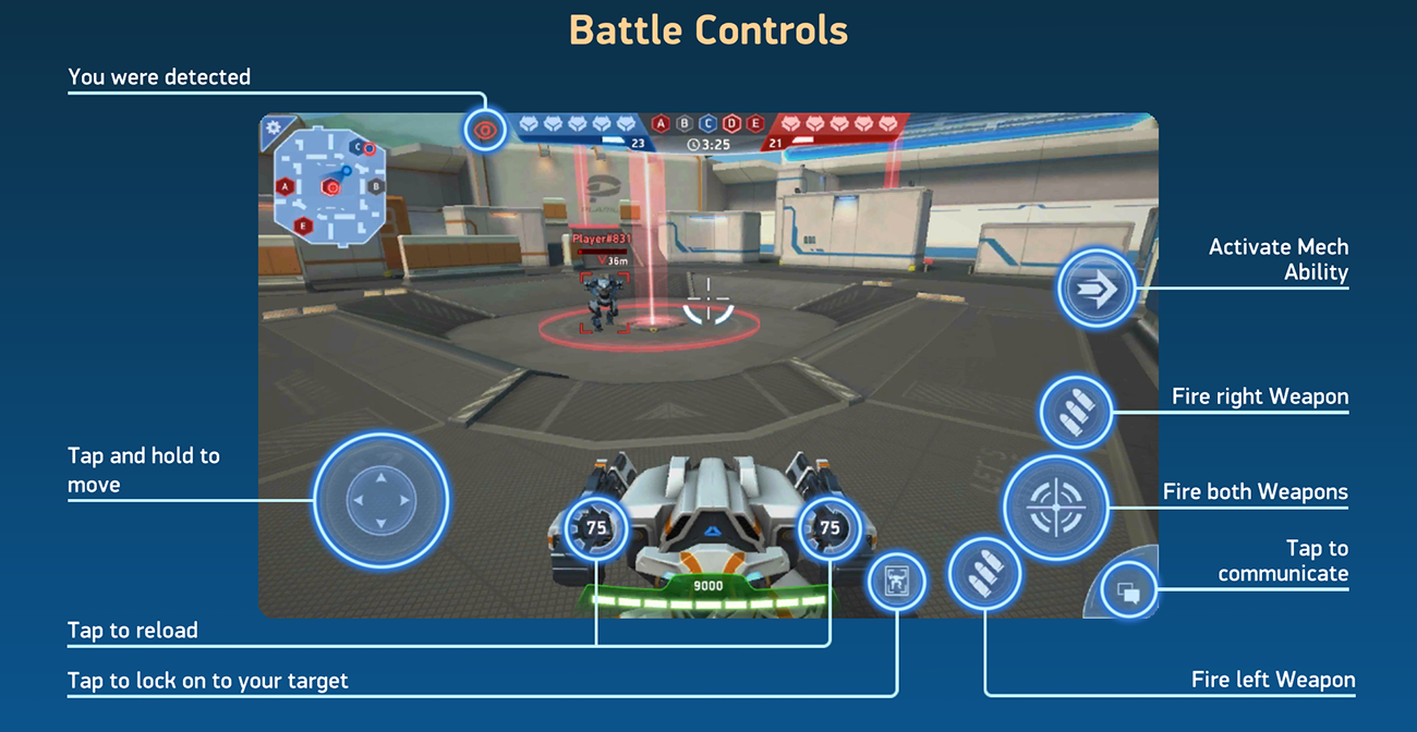 Player character aiming a weapon in Battle Royale Arena