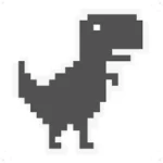 Play Dino Game Online – T-Rex Jumping Over Cactus in Chrome
