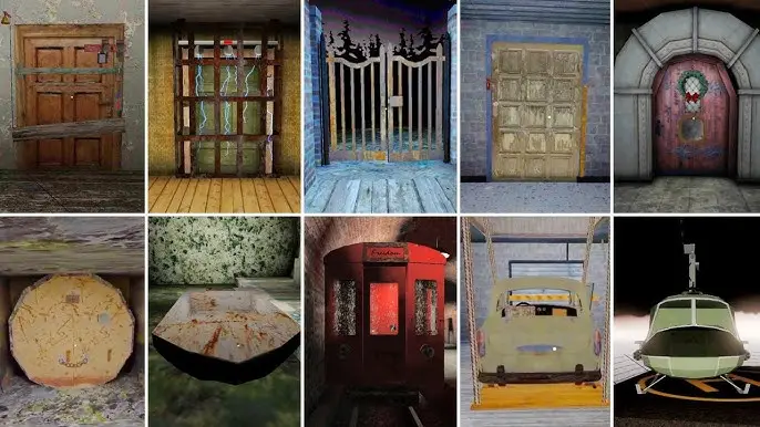Granny game escape routes and key item locations