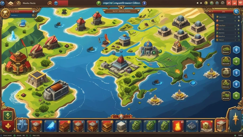 Screenshot of Imperial Conquest: Browser Edition, a top strategy browser game