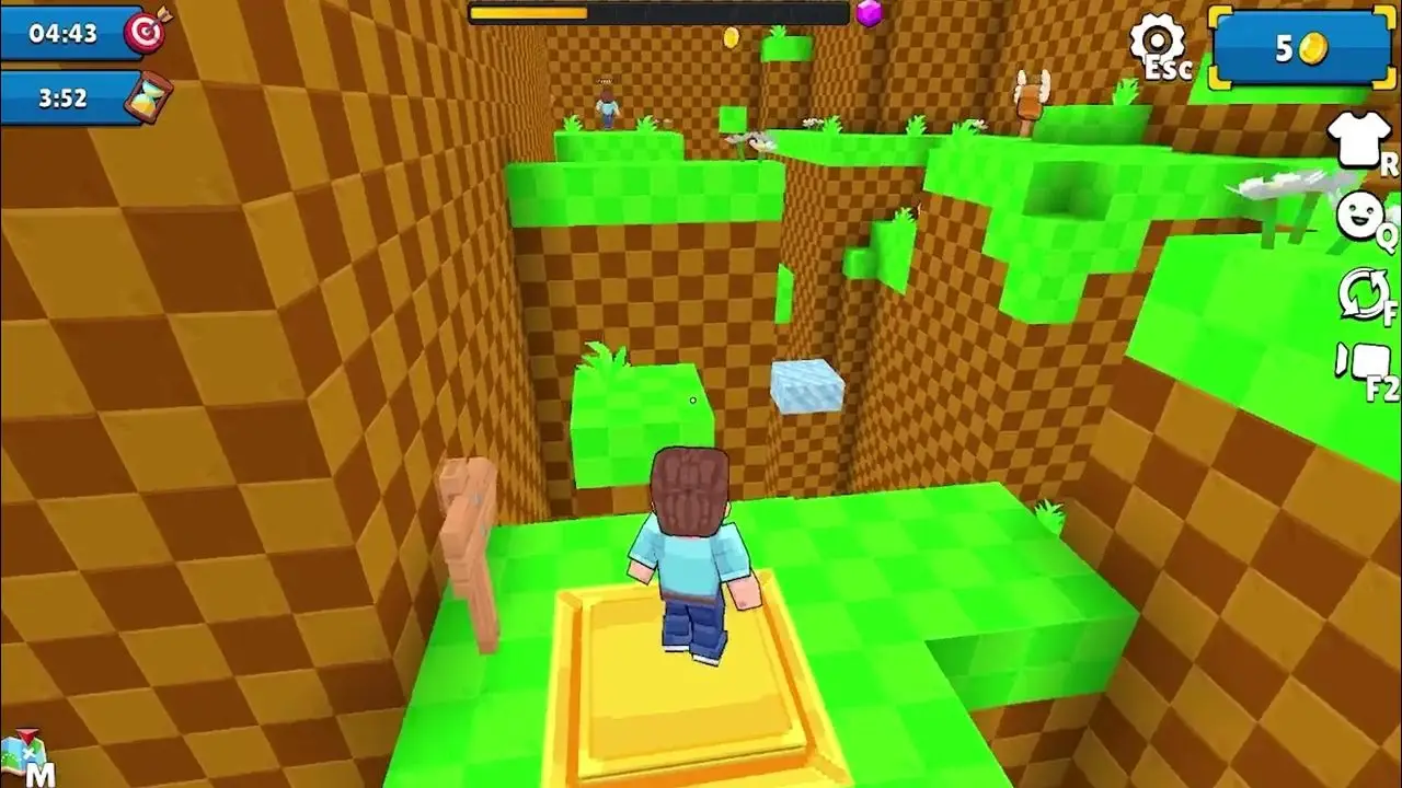 Minefun.io character skins and customization options