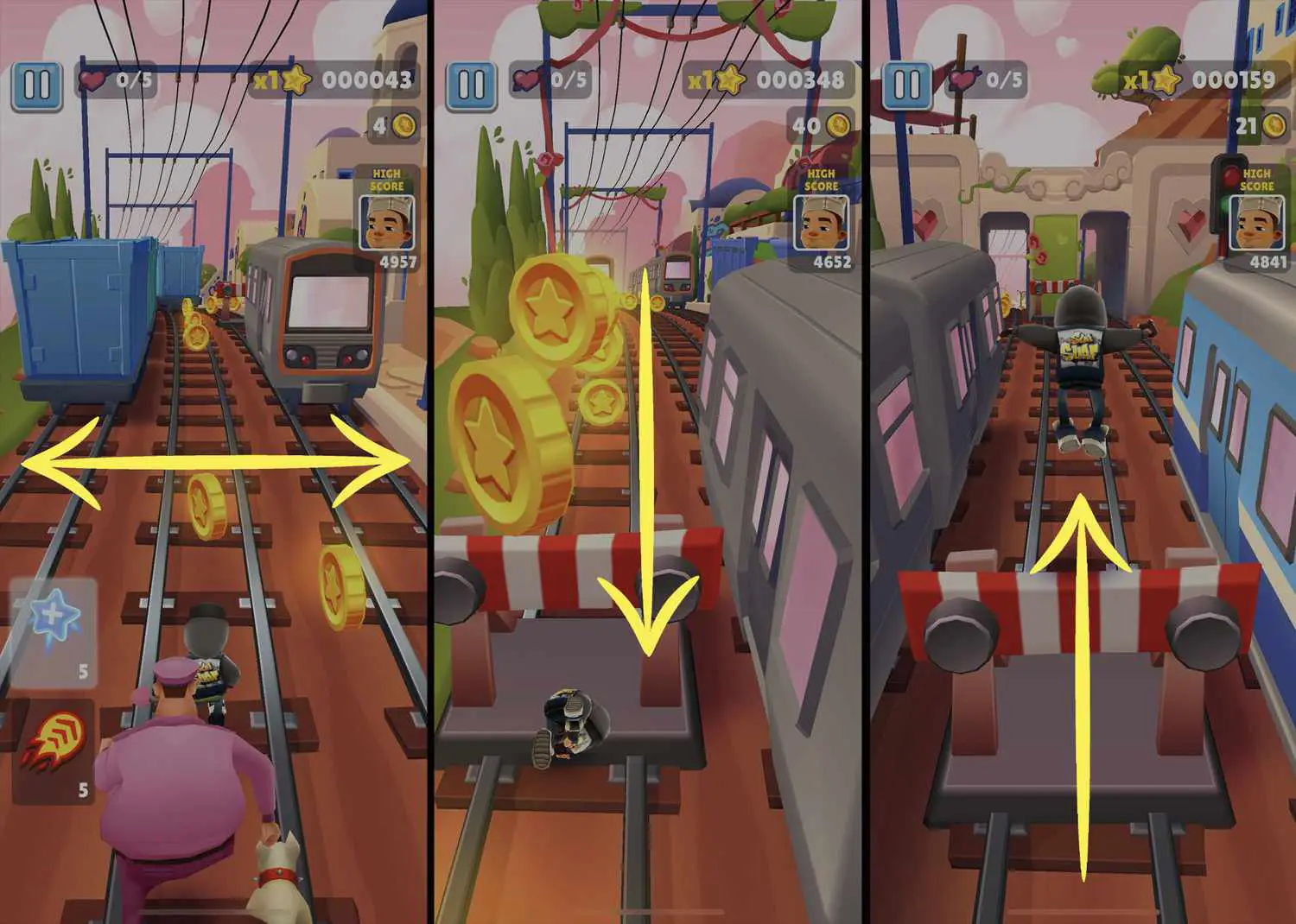 Subway Surfers PC game controls and tips