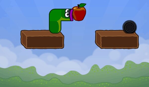 apple worm game