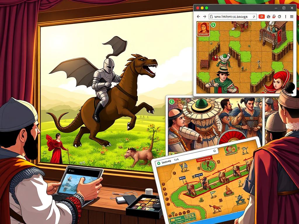browser historical reenactments, online historical simulations, historical browser games, educational browser games, history reenactment games, play history online, free historical games browser