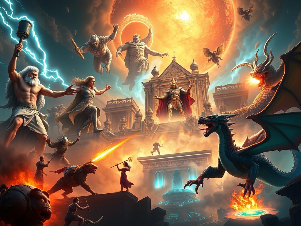 browser mythological battles, best mythological games, online mythological games, free browser games, ancient mythology games, god battle games, mythological warfare, browser-based combat