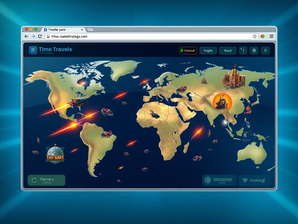 browser time travel wars, online strategy games, time travel browser games, conquer eras, online time travel, strategy browser games, best time travel games, free time travel games
